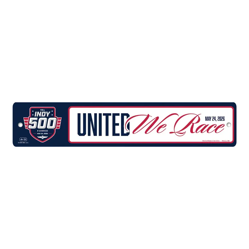 2026 Indy 500 Event Street Sign 1