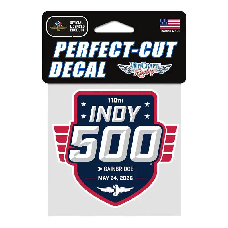2026 Indy 500 Perfect Cut Decal 1
