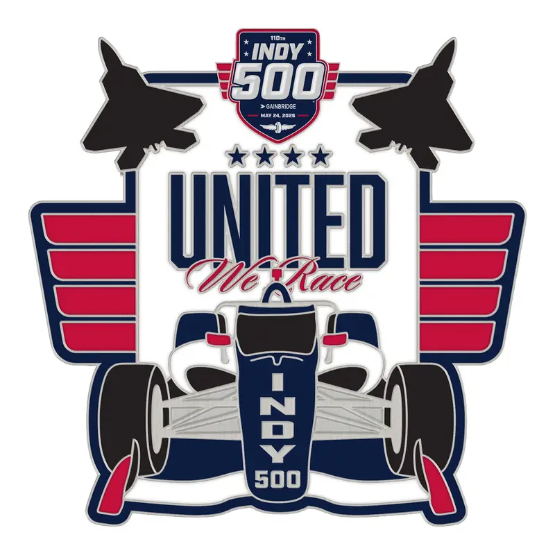 2026 Indy 500 United We Race Event Hatpin 1