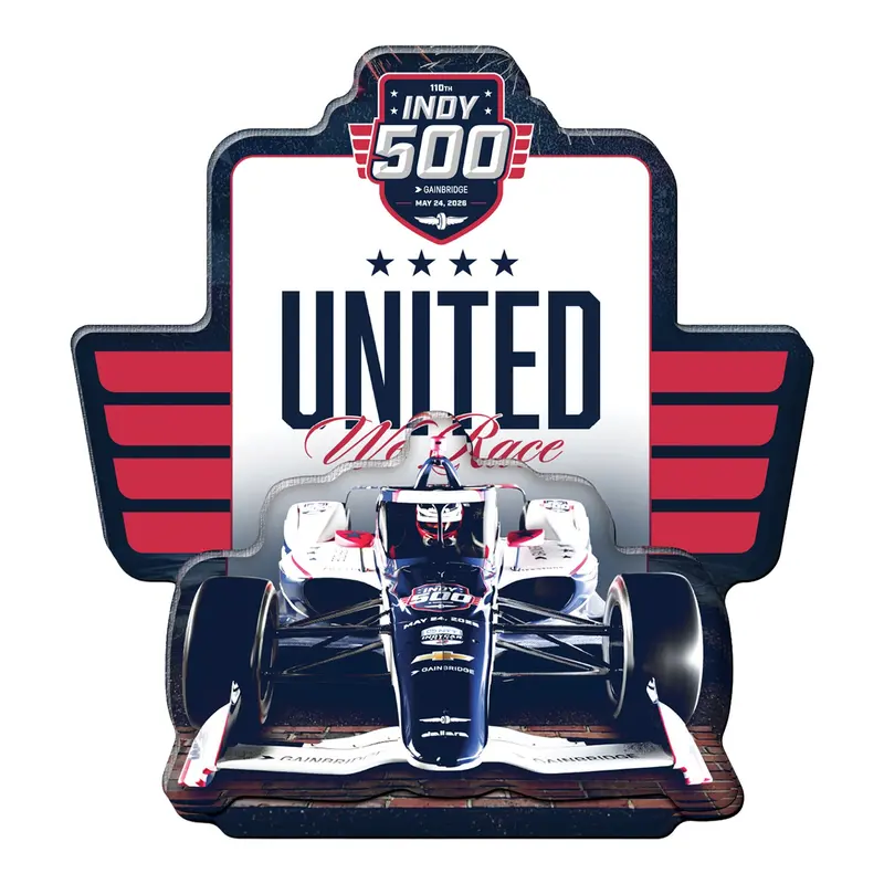 2026 Indy 500 United We Race Event Hi Def Magnet 1