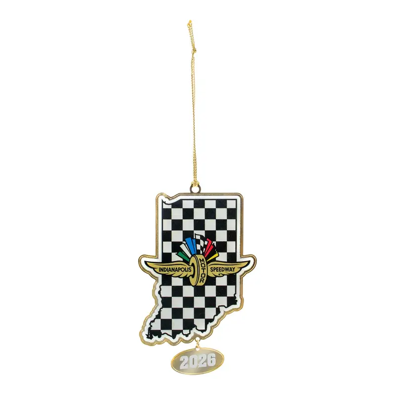 2026 Wwf Checkered State Metal Ornament 1