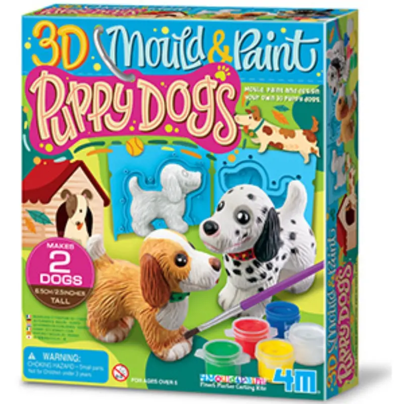 4M Form Og Mal 3D Hvalpehunde 1