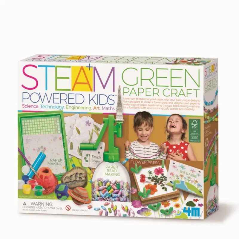 4M Steam Powered Kids / Genbrugspapir 1