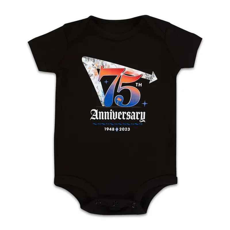 75Th Anniversary Onesie 1