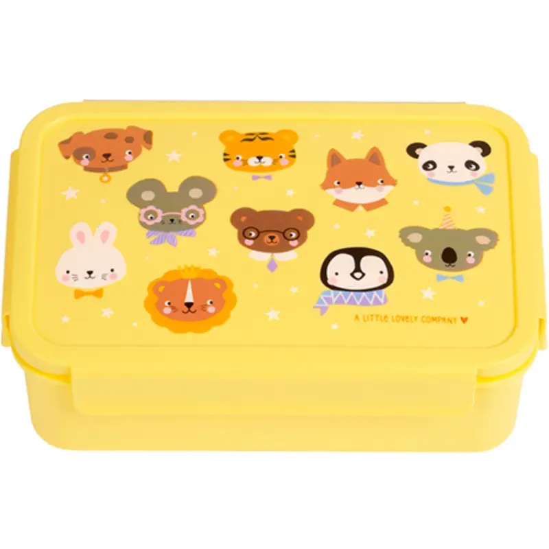 A Little Lovely Company Animal Friends Bento Madkasse 1