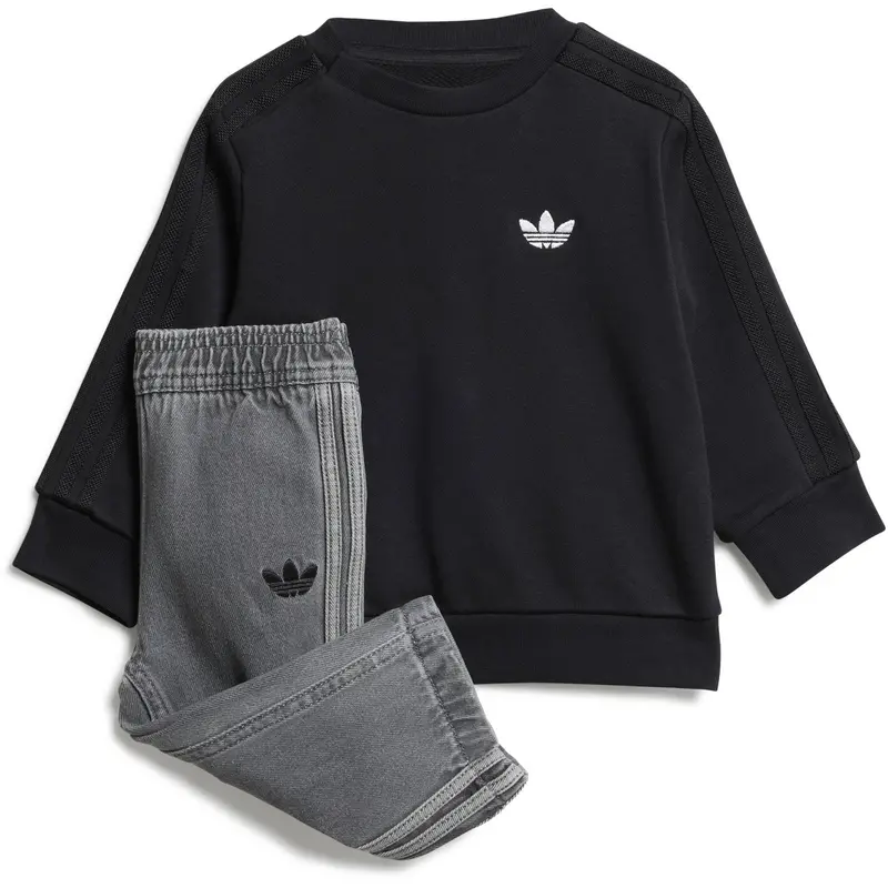 Adidas Originals Black/Light Denim Denim Crew Sæt 1