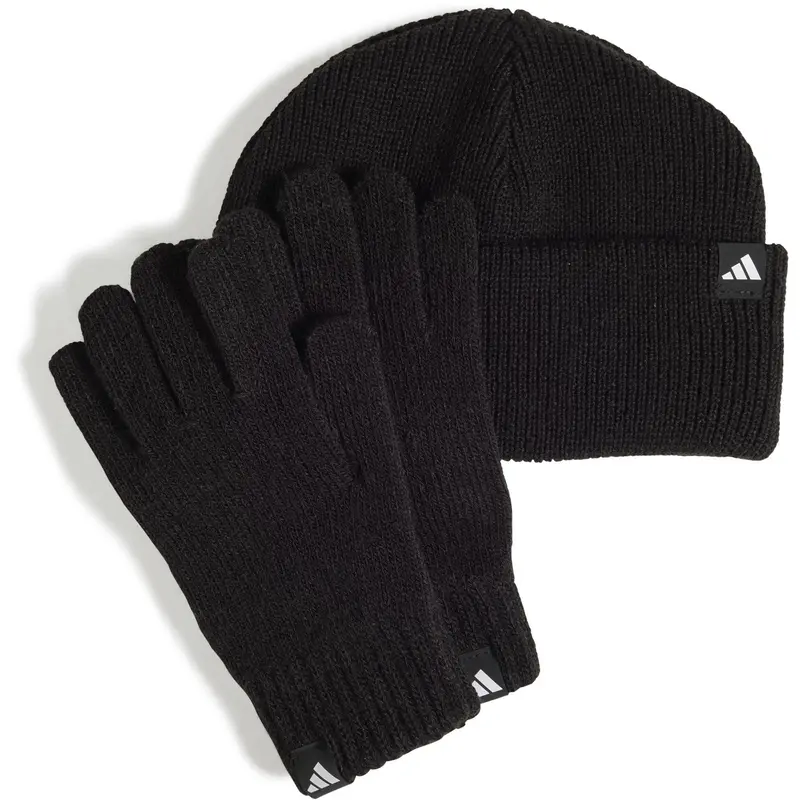 Adidas Originals Black/White Handske, Beanie K Sæt 1