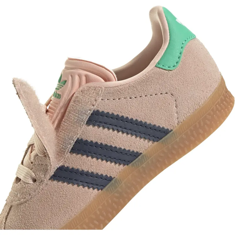 Adidas Originals Blush Pink/Night Indigo/Hi-Res Green Gazelle Cf El I Sneakers 3