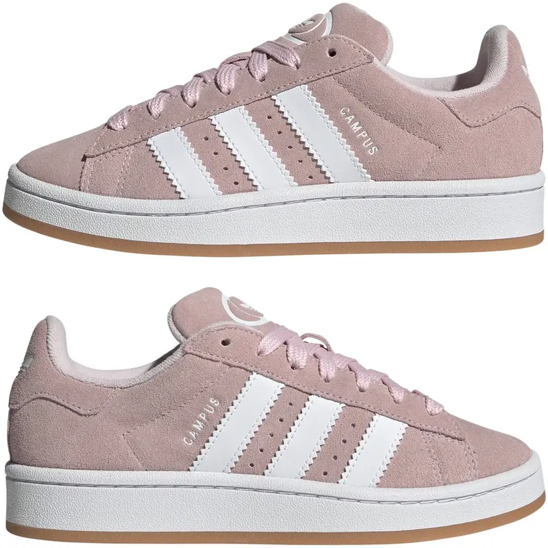 Adidas Originals Clear Pink/Ftwr White/Gum 2 Campus 00S J Sneakers 5