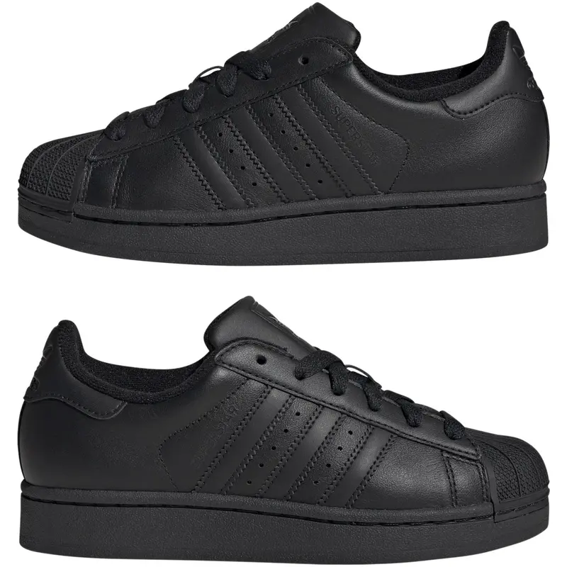 Adidas Originals Core Black/Core Black/Core Black Superstar Ii J Sneakers 5