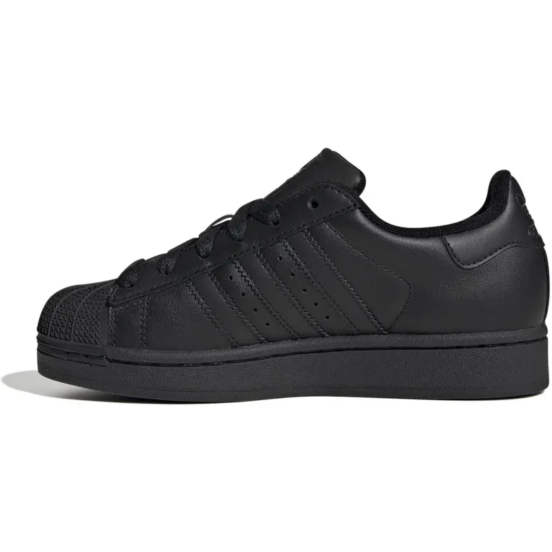 Adidas Originals Core Black/Core Black/Core Black Superstar Ii J Sneakers 6