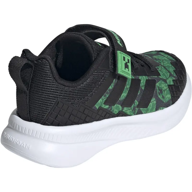 Adidas Originals Core Black/Core Black/Ftwr White Minecraft Fortarun El C Sneakers 8