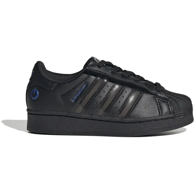 Adidas Originals Core Black/Core Black/Preloved Violet Superstar Led Lights Cf El C Sneakers 1