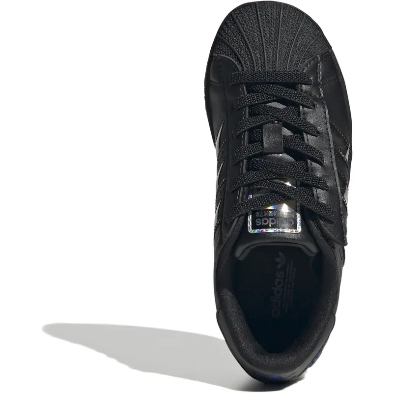 Adidas Originals Core Black/Core Black/Preloved Violet Superstar Led Lights Cf El C Sneakers 10