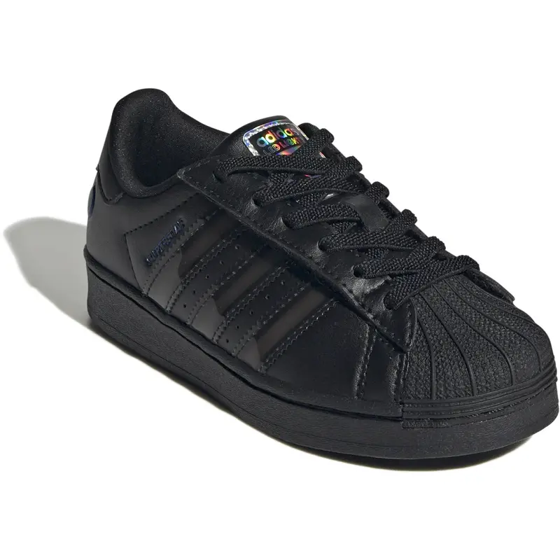 Adidas Originals Core Black/Core Black/Preloved Violet Superstar Led Lights Cf El C Sneakers 2