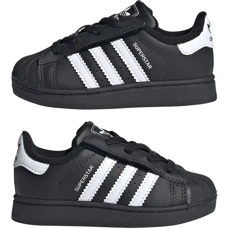 Adidas Originals Core Black/Ftwr White/Core Black Superstar Ii Cf El I Sneakers 5
