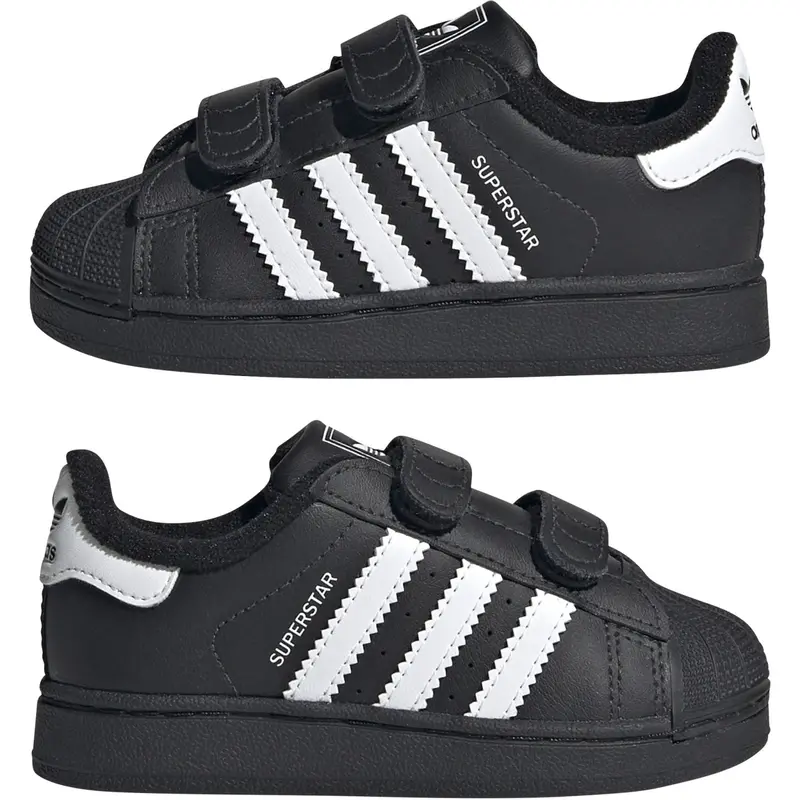 Adidas Originals Core Black/Ftwr White/Core Black Superstar Ii Cf I Sneakers 6
