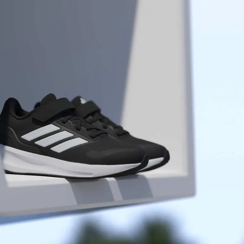Adidas Originals Core Black/Ftwr White/Ftwr White Runfalcon 5 El C Sneakers 8
