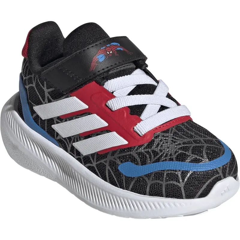 Adidas Originals Core Black/Ftwr White/Pure Ruby Runfalcon Spider-Man El I Sneakers 2