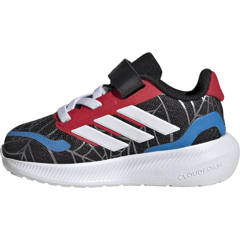 Adidas Originals Core Black/Ftwr White/Pure Ruby Runfalcon Spider-Man El I Sneakers 7