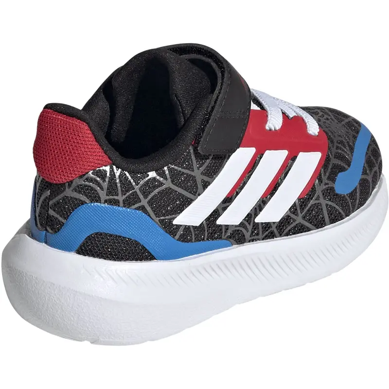 Adidas Originals Core Black/Ftwr White/Pure Ruby Runfalcon Spider-Man El I Sneakers 8