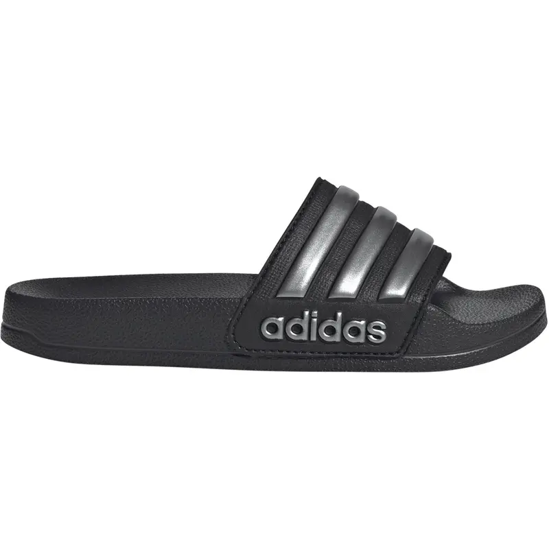 Adidas Originals Core Black/Iron Met./Core Black Adilette Shower K Sandal 1