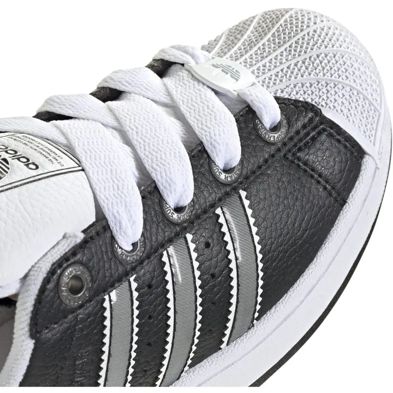 Adidas Originals Core Black/Matte Silver/Ftwr White Superstar Ii J Sneakers 4