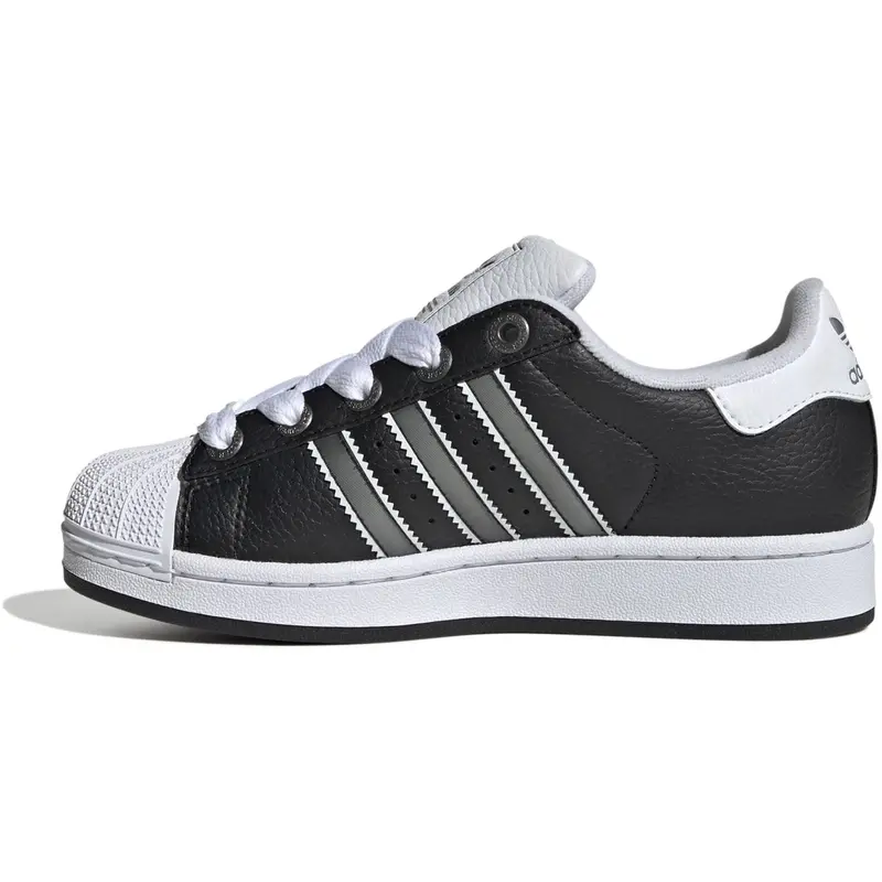 Adidas Originals Core Black/Matte Silver/Ftwr White Superstar Ii J Sneakers 5