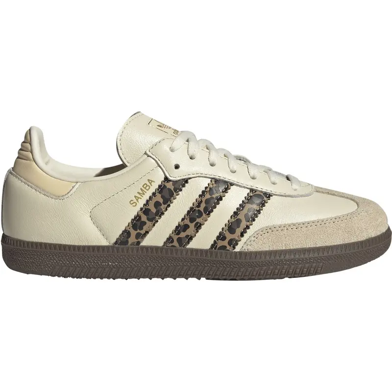 Adidas Originals Cream White/Core Black/Sand Strata Samba Og J Sneakers 1