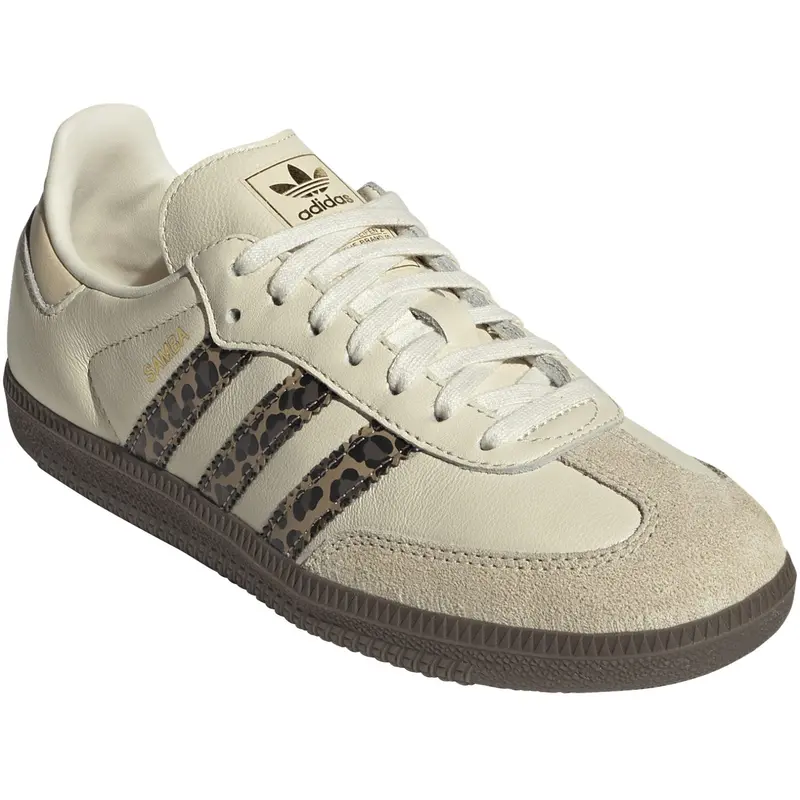 Adidas Originals Cream White/Core Black/Sand Strata Samba Og J Sneakers 2