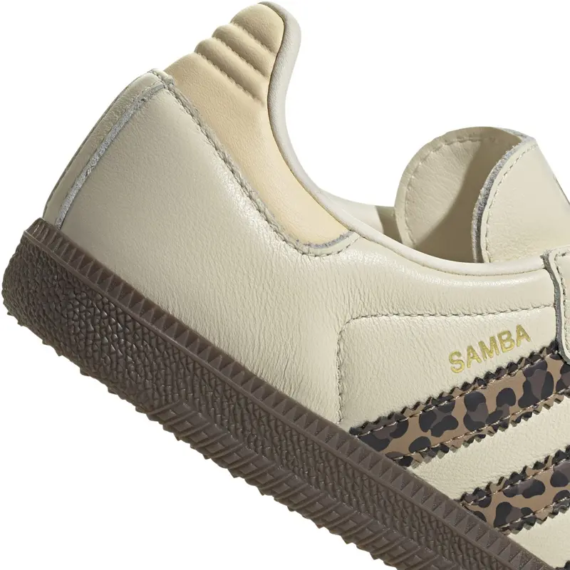 Adidas Originals Cream White/Core Black/Sand Strata Samba Og J Sneakers 4