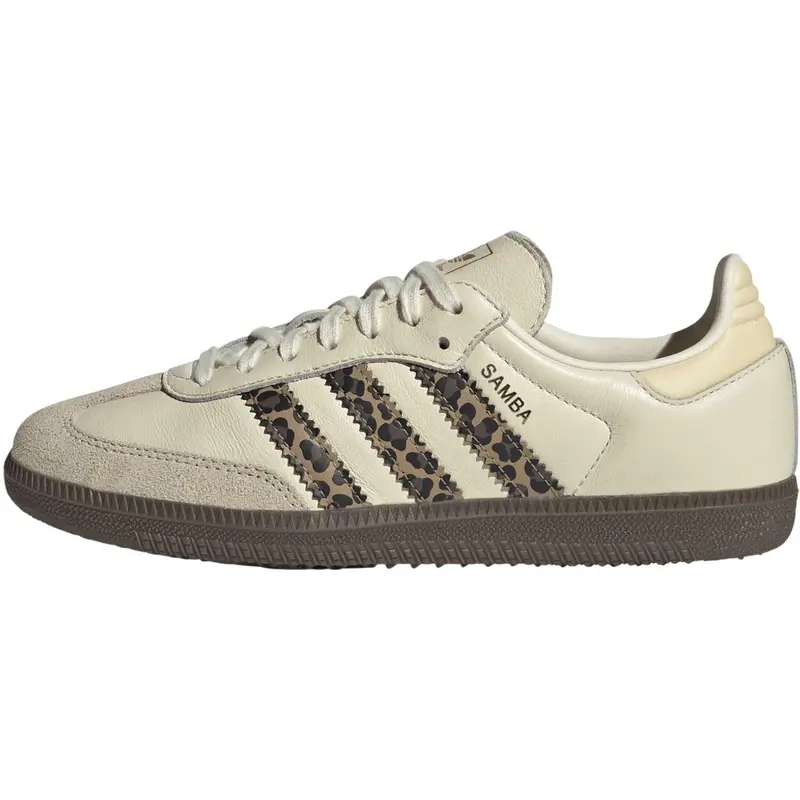 Adidas Originals Cream White/Core Black/Sand Strata Samba Og J Sneakers 6