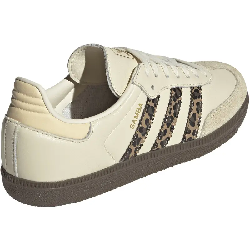 Adidas Originals Cream White/Core Black/Sand Strata Samba Og J Sneakers 8