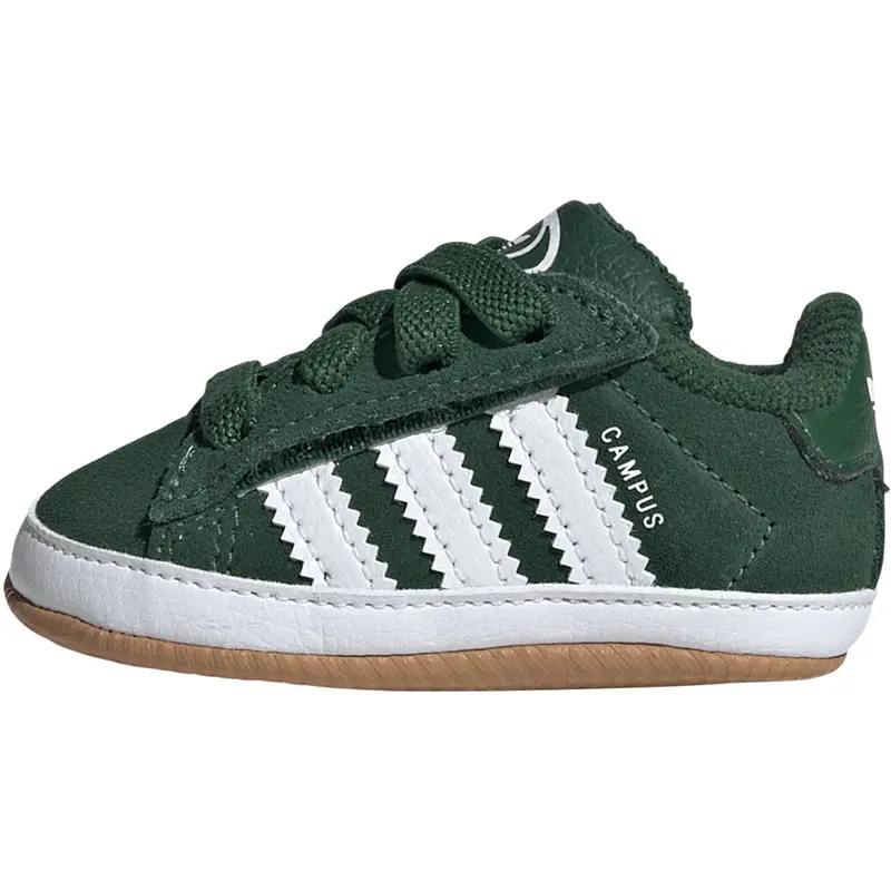 Adidas Originals Dark Green/Ftwr White/Gum 2 Campus 00S Crib Sneakers 6