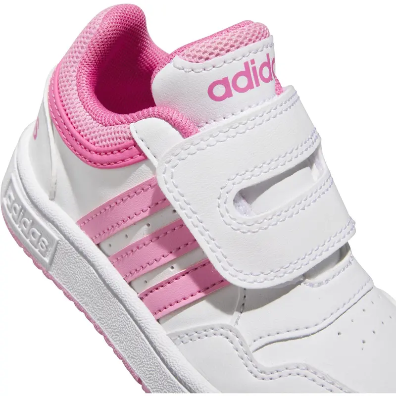 Adidas Originals Ftwr White/Bliss Pink/Pulse Magenta Hoops 3.0 Cf I Sneakers 3
