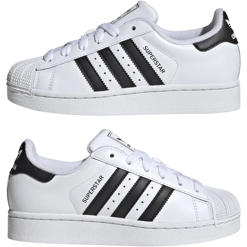 Adidas Originals Ftwr White/Core Black/Ftwr White Superstar Ii J Sneakers 5