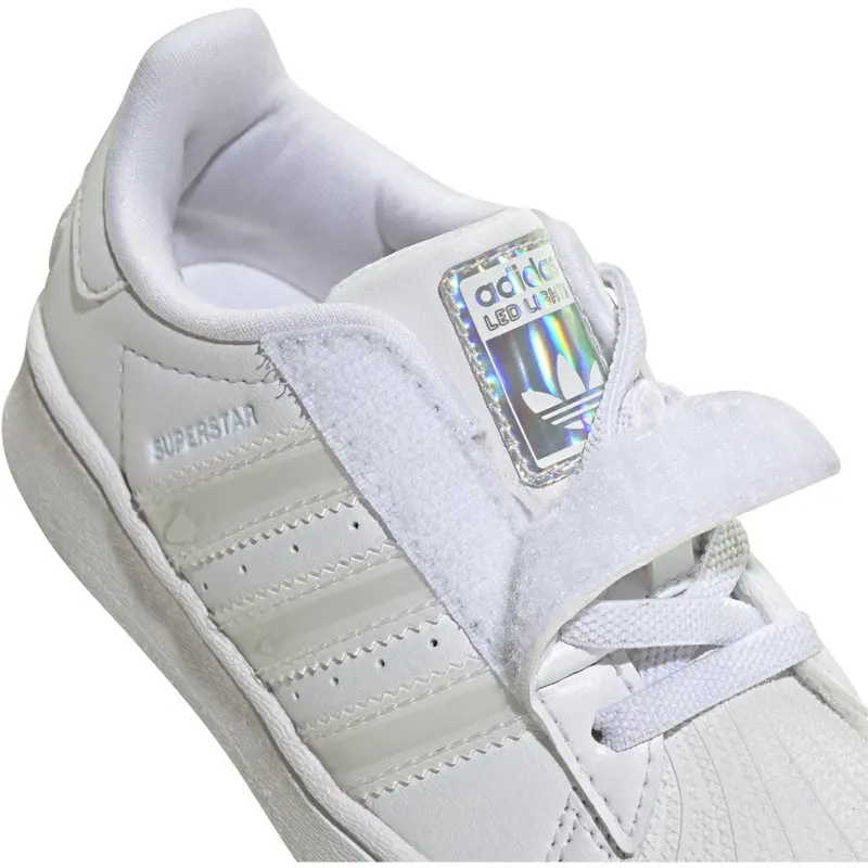 Adidas Originals Ftwr White/Ftwr White/Ftwr White Superstar Led Lights Cf El I Sneakers 4