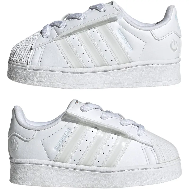 Adidas Originals Ftwr White/Ftwr White/Ftwr White Superstar Led Lights Cf El I Sneakers 8