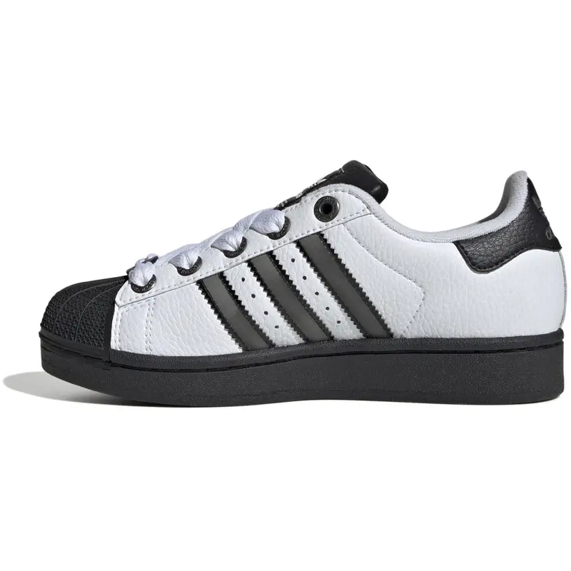 Adidas Originals Ftwr White/Matte Silver/Core Black Superstar Ii J Sneakers 5