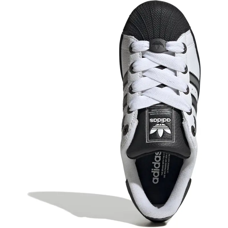 Adidas Originals Ftwr White/Matte Silver/Core Black Superstar Ii J Sneakers 6