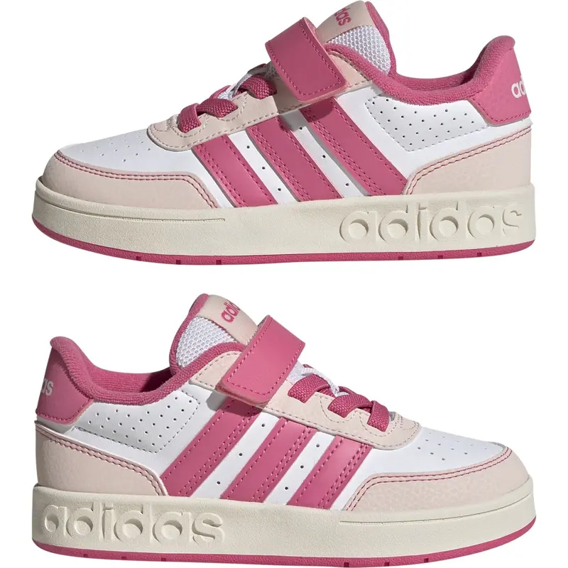 Adidas Originals Ftwr White/Pink Fusion/Wonder Quartz Breakbase C Sneakers 5