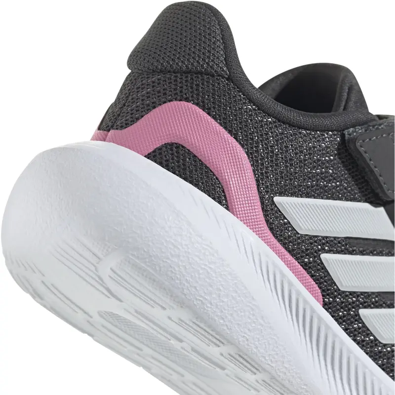 Adidas Originals Grey Six/Crystal White/Bliss Pink Runfalcon 5 El I Sneakers 4