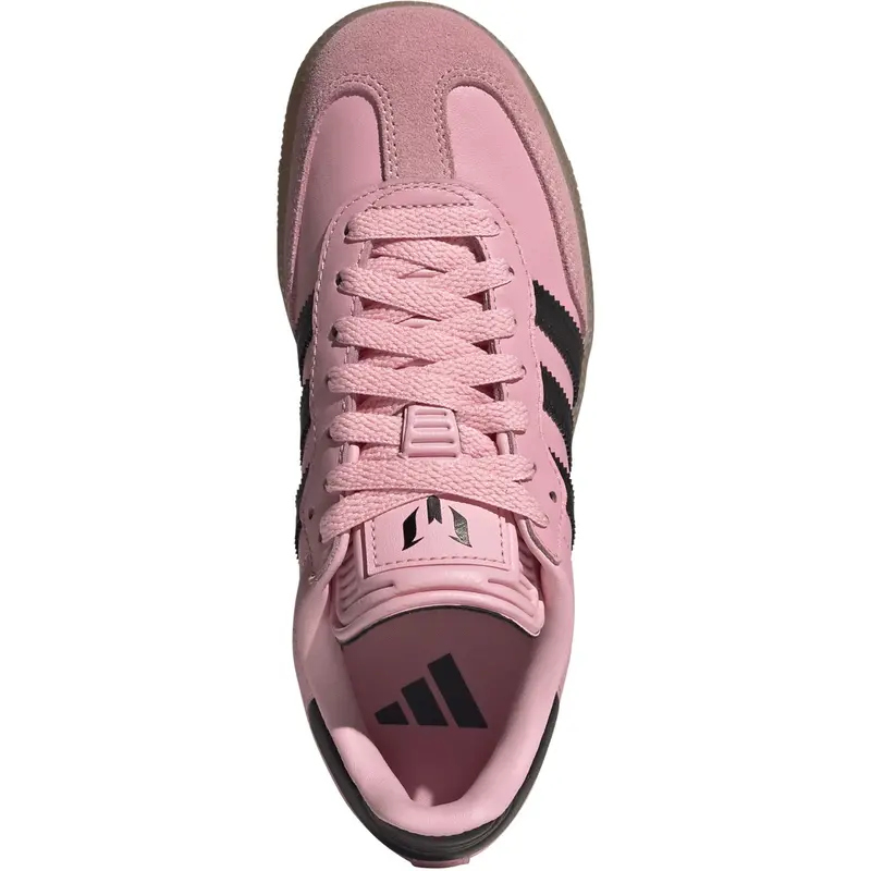 Adidas Originals Light Pink/Core Black/Gum4 Samba Messi J Sneakers 10