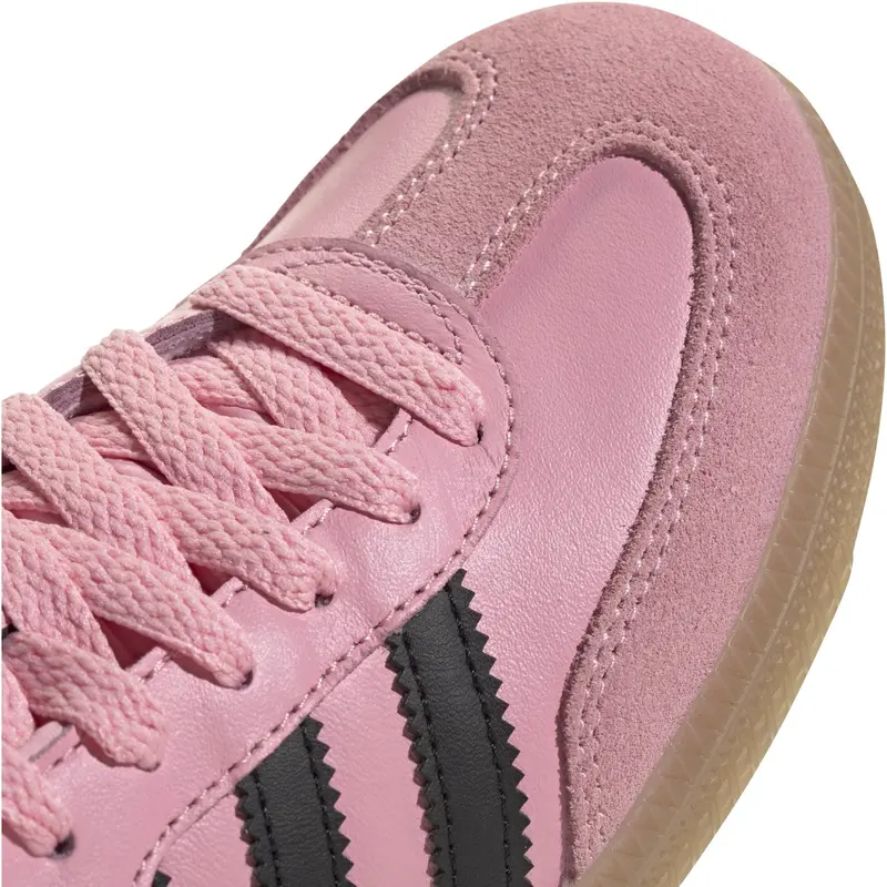 Adidas Originals Light Pink/Core Black/Gum4 Samba Messi J Sneakers 3