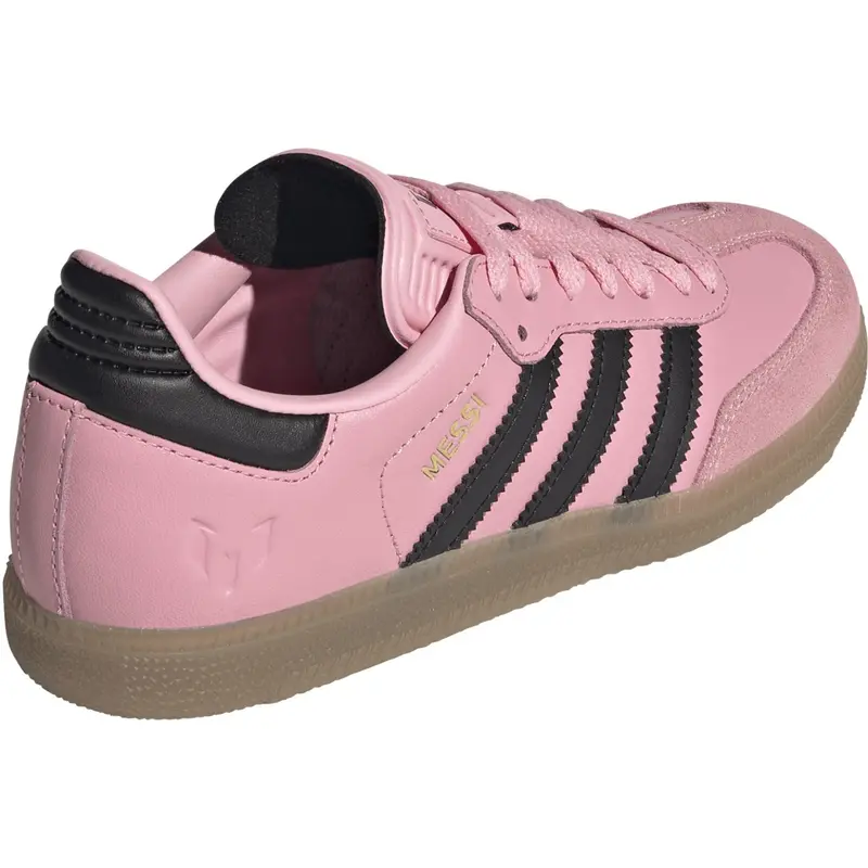 Adidas Originals Light Pink/Core Black/Gum4 Samba Messi J Sneakers 9