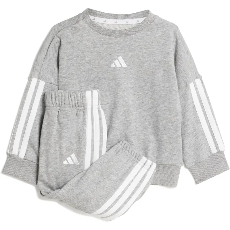 Adidas Originals Medium Grey Heather/White I 3S Ft Jog 240 Sweat Sæt 1