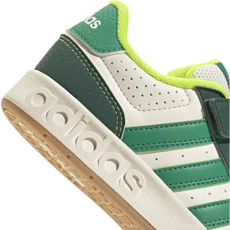 Adidas Originals Off White/Collegiate Green/Court Green Breakbase C Sneakers 4