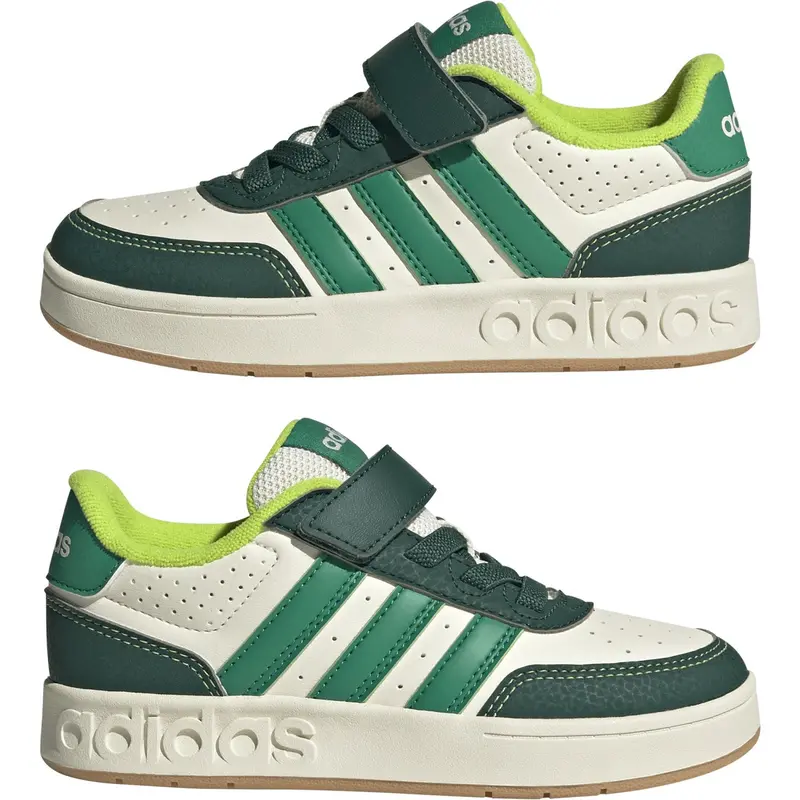 Adidas Originals Off White/Collegiate Green/Court Green Breakbase C Sneakers 5