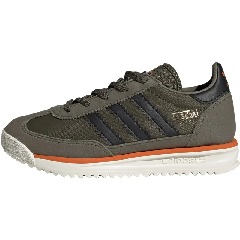 Adidas Originals Olive Strata/Core Black/Pure Orange Sl 72 Rs El C Sneakers 6
