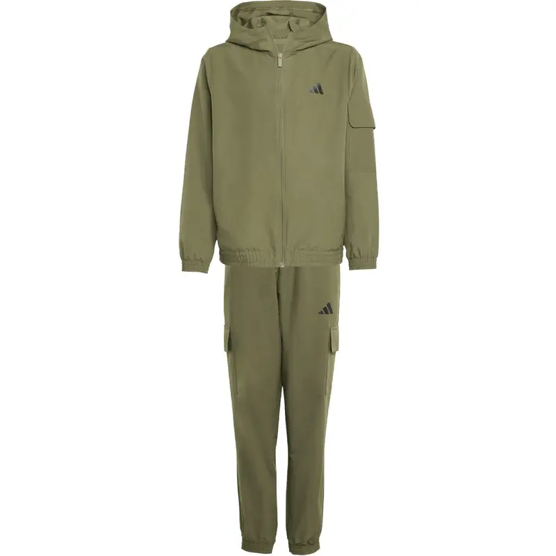 Adidas Originals Olive Strata/White J Wv Cargo Tracksuit 1